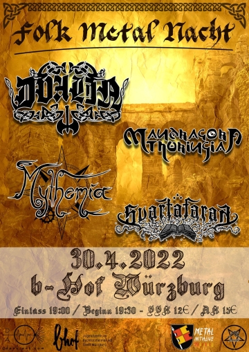 Flyer Folk Metal Nacht
