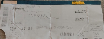 Ticket Type O Negative - Live in Berlin 2007