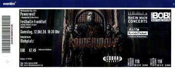 Ticket Powerwolf w/ Hammerfall & Windrose