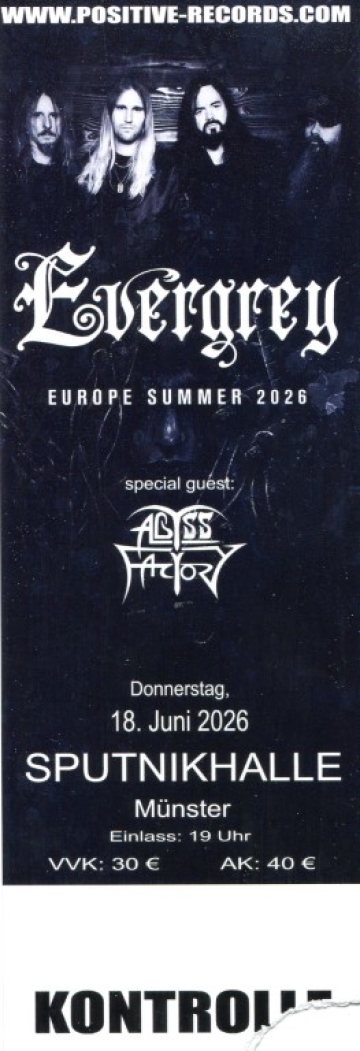 Ticket Evergrey w/ Abyss Factory
