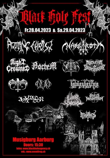 Flyer Black Hole Fest 2023