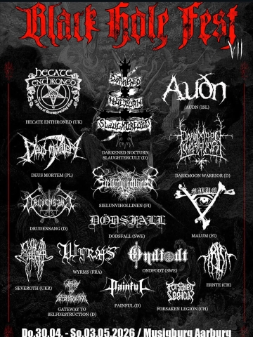 Flyer Black Hole Fest 2026