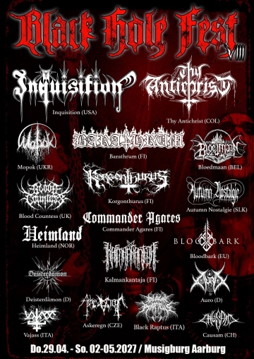 Flyer Black Hole Fest 2027