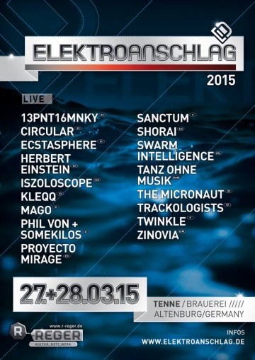 Flyer Elektroanschlag 2015