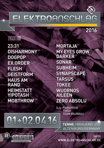 Flyer Elektroanschlag 2016