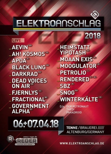 Flyer Elektroanschlag 2018