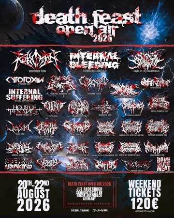 Flyer Deathfeast Open Air 2026