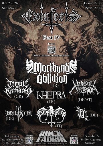 Flyer Ex Inferis Fest IV