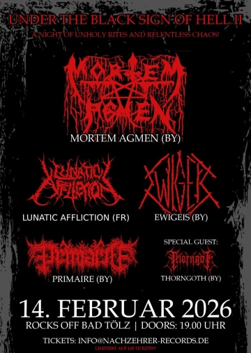 Flyer Under The Black Sign Of Hell II