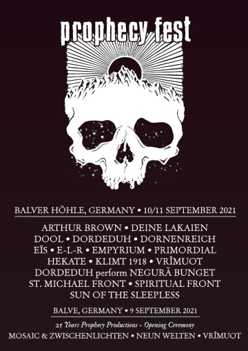 Flyer Prophecy Fest 2021
