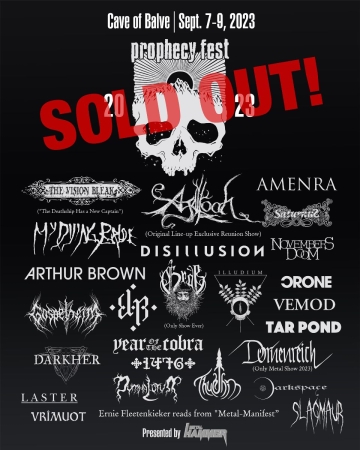Flyer Prophecy Fest 2023