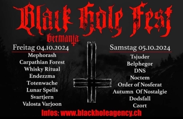 Flyer Black Hole Fest Germania 2024