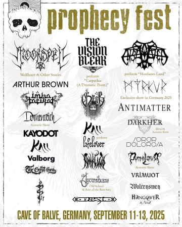 Flyer Prophecy Fest 2025