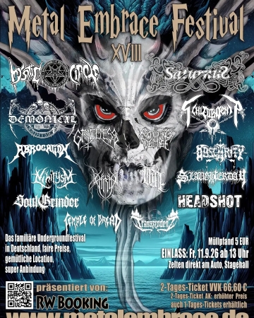 Flyer Metal Embrace Festival 2026