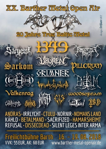 Flyer Barther Metal Open Air 2018
