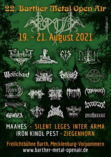 Flyer Barther Metal Open Air 2021