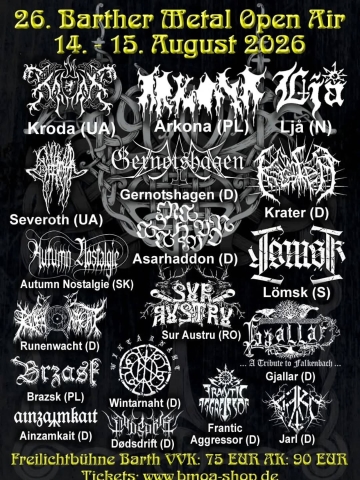 Flyer Barther Metal Open Air
