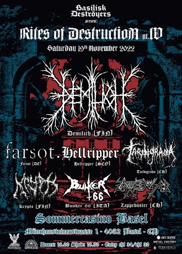 Flyer Rites of Destruction IV