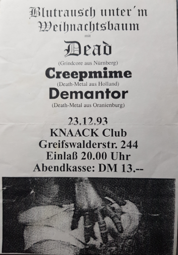 Flyer Blutrausch unter'm Weihnachtsbaum