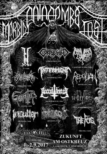 Flyer Morbid Catacombs Fest