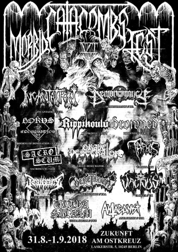Flyer Morbid Catacombs Fest VI