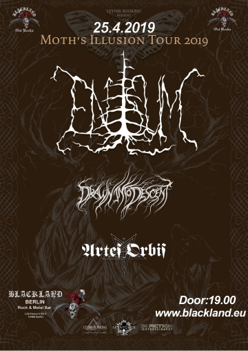 Flyer Enisum / Drawn Into Descent / Artes Orbis