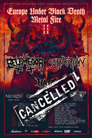 Flyer Suffocation w/ Belphegor & Hate