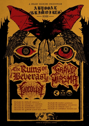 Flyer The Ruins Of Beverast w/ Grave Miasma & Fuoco Fatuo