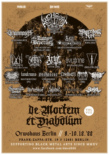 Flyer De Mortem et Diabolum VIII