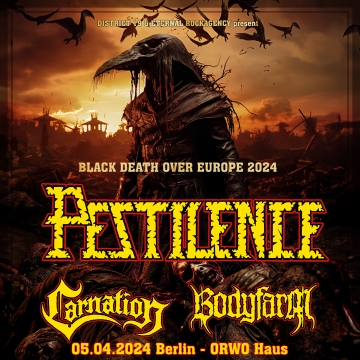 Flyer Pestilence w/ Carnation & Bodyfarm