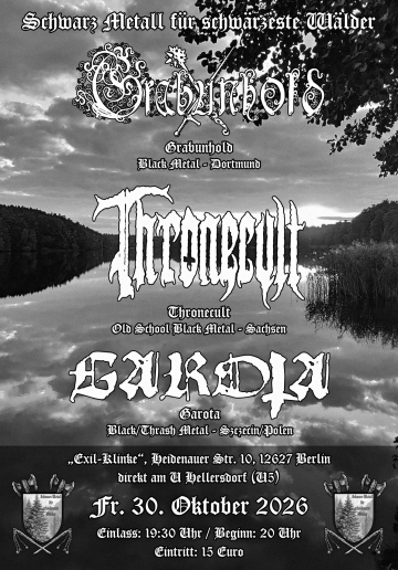 Flyer Grabunhold w/ Thronecult & Garota
