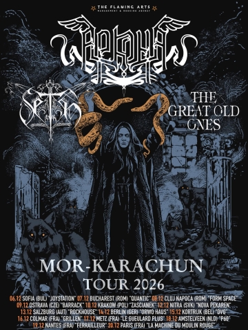 Flyer Arkona w/ Seth & The Great Old Ones