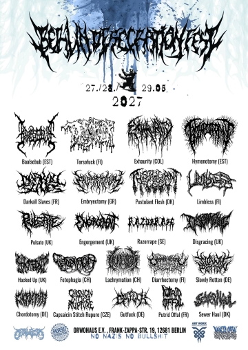 Flyer Berlin Desecration Fest 2027