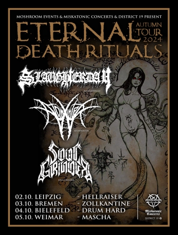 Flyer Bangers Battalion - Eternal Death Rituals Autumn Tour 2024