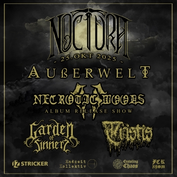 Flyer Außerwelt w/ Necrotic Woods & Tristis & Garden of Sinners