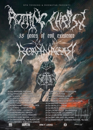 Flyer Rotting Christ w/ Borknagar & Seth