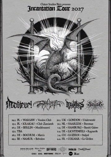 Flyer Nordjevel w/ Svarttjern & Malphas & Unviâr