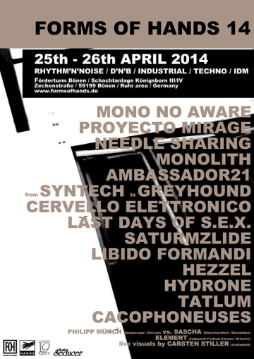Flyer Forms Of Hands 2014