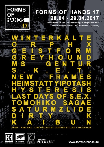 Flyer Forms Of Hands 2017