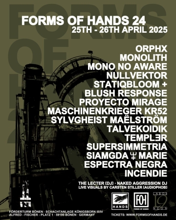 Flyer Forms Of Hands 2025