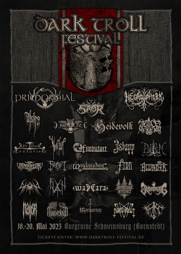 Flyer Dark Troll Festival 2023