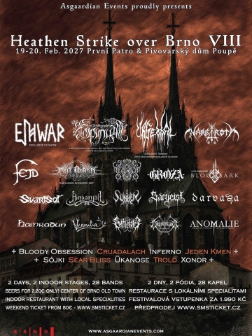 Flyer Heathen Strike over Brno VIII
