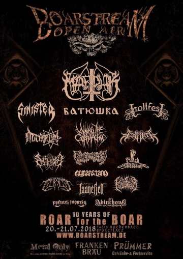 Flyer Boarstream Open Air 2018