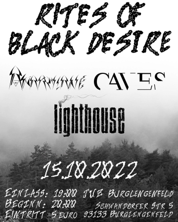 Flyer Rites Of Black Desire