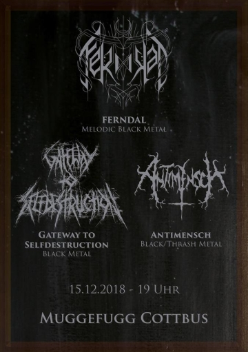 Flyer Ferndal / Gateway to Selfdestruction / Antimensch