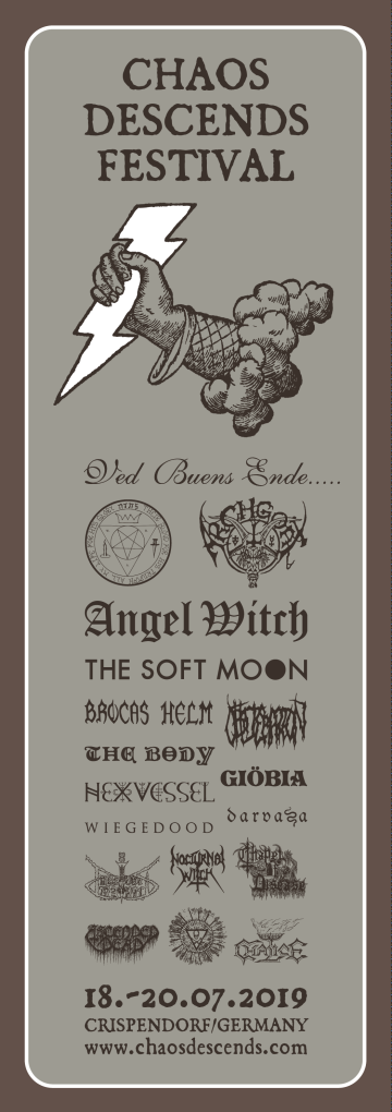 Flyer Chaos Descends Festival 2019