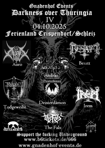 Flyer Darkness Over Thuringia IV