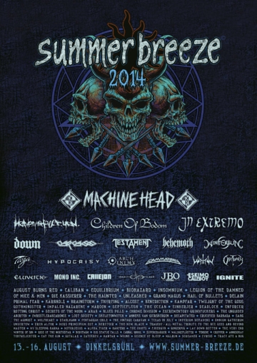 Flyer Summer Breeze Open Air 2014