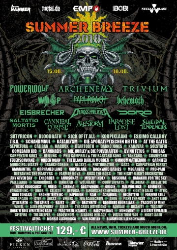 Flyer Summer Breeze Open Air 2018