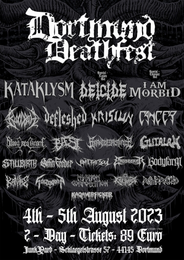 Flyer Dortmund Deathfest 2023
